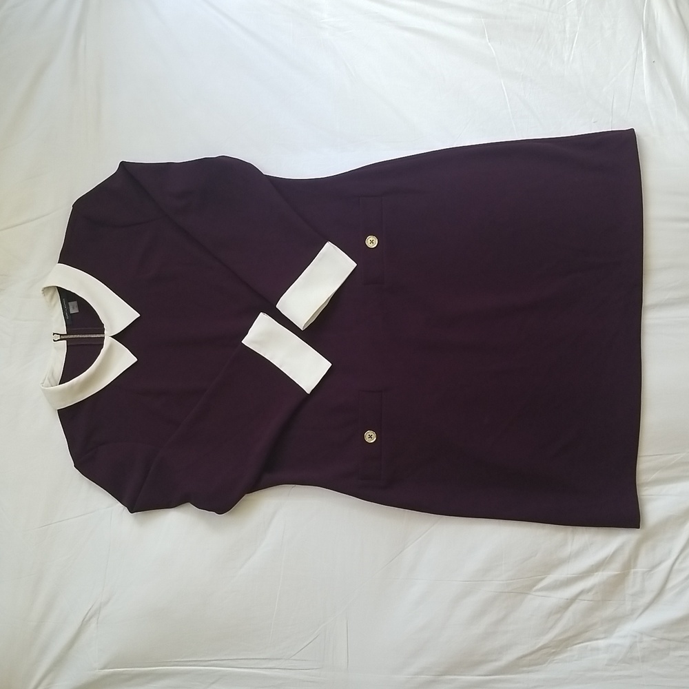 Tommy Hilfiger Womens Dress, Eggplant, Sz:14